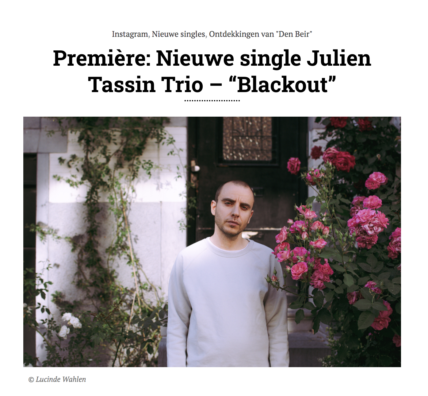 julien tassin trio blackout