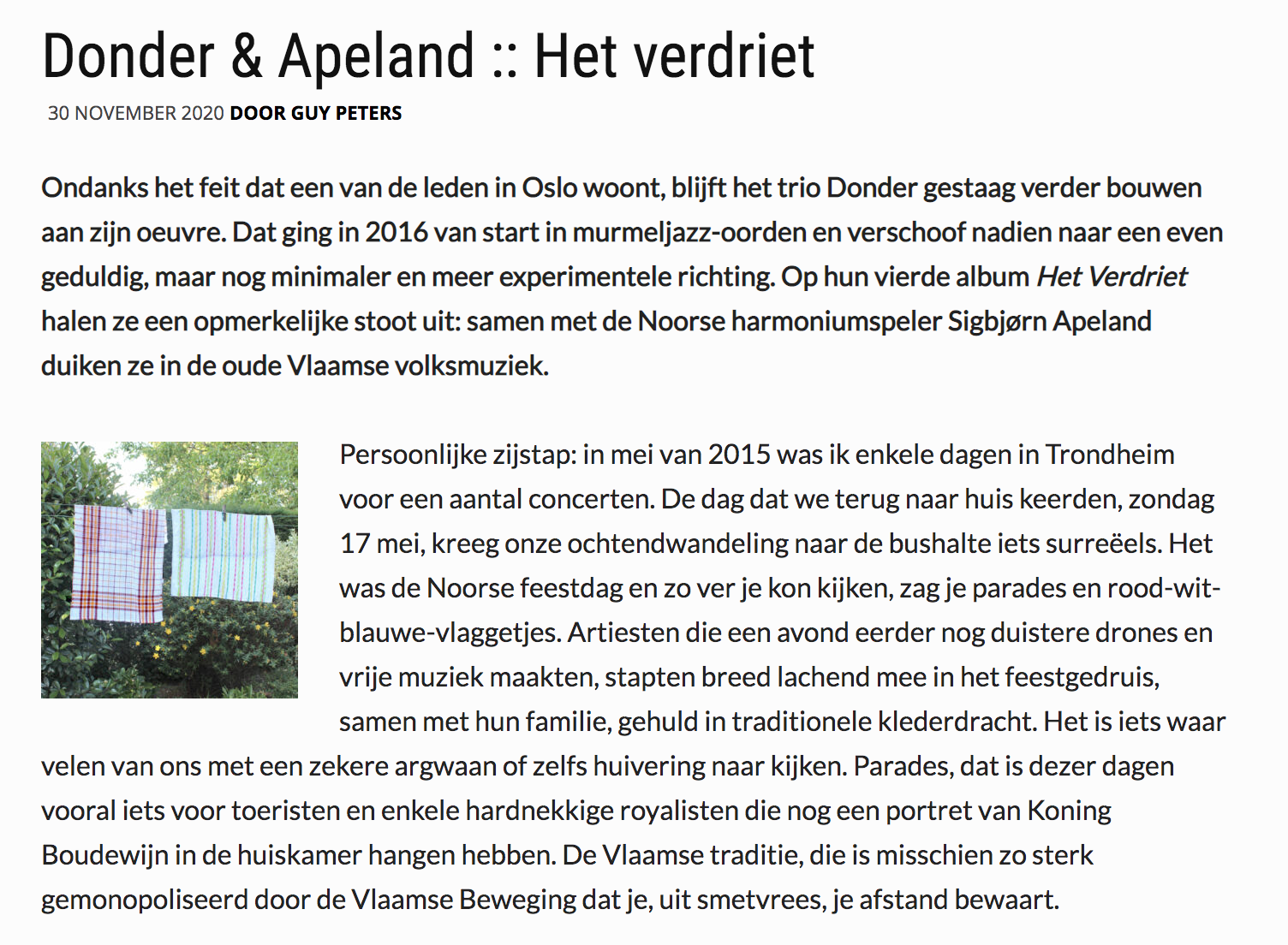 enola donder het verdriet