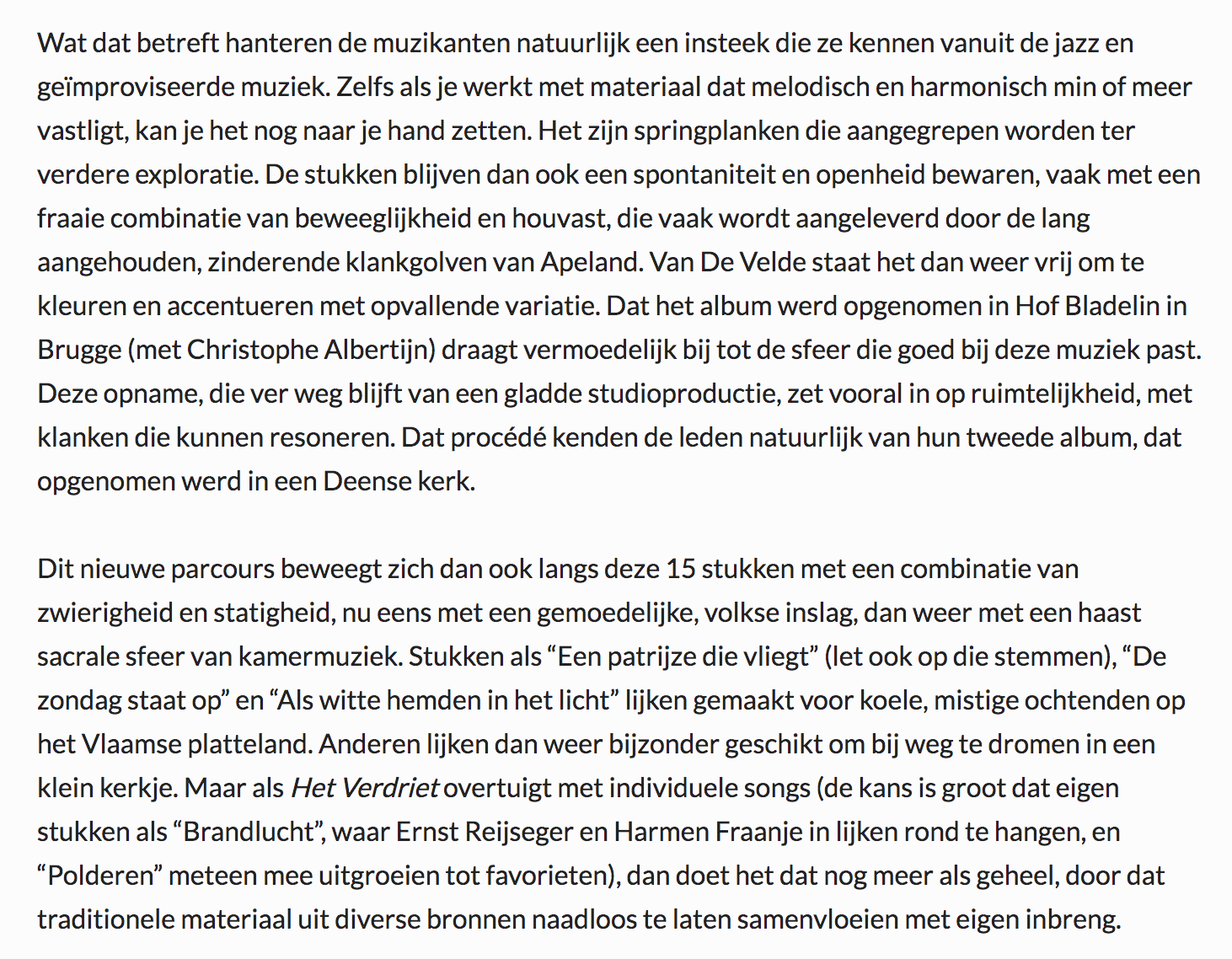 enola donder het verdriet