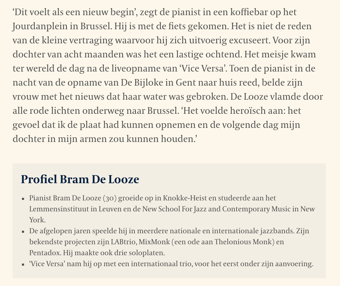 Vice Versa De Tijd