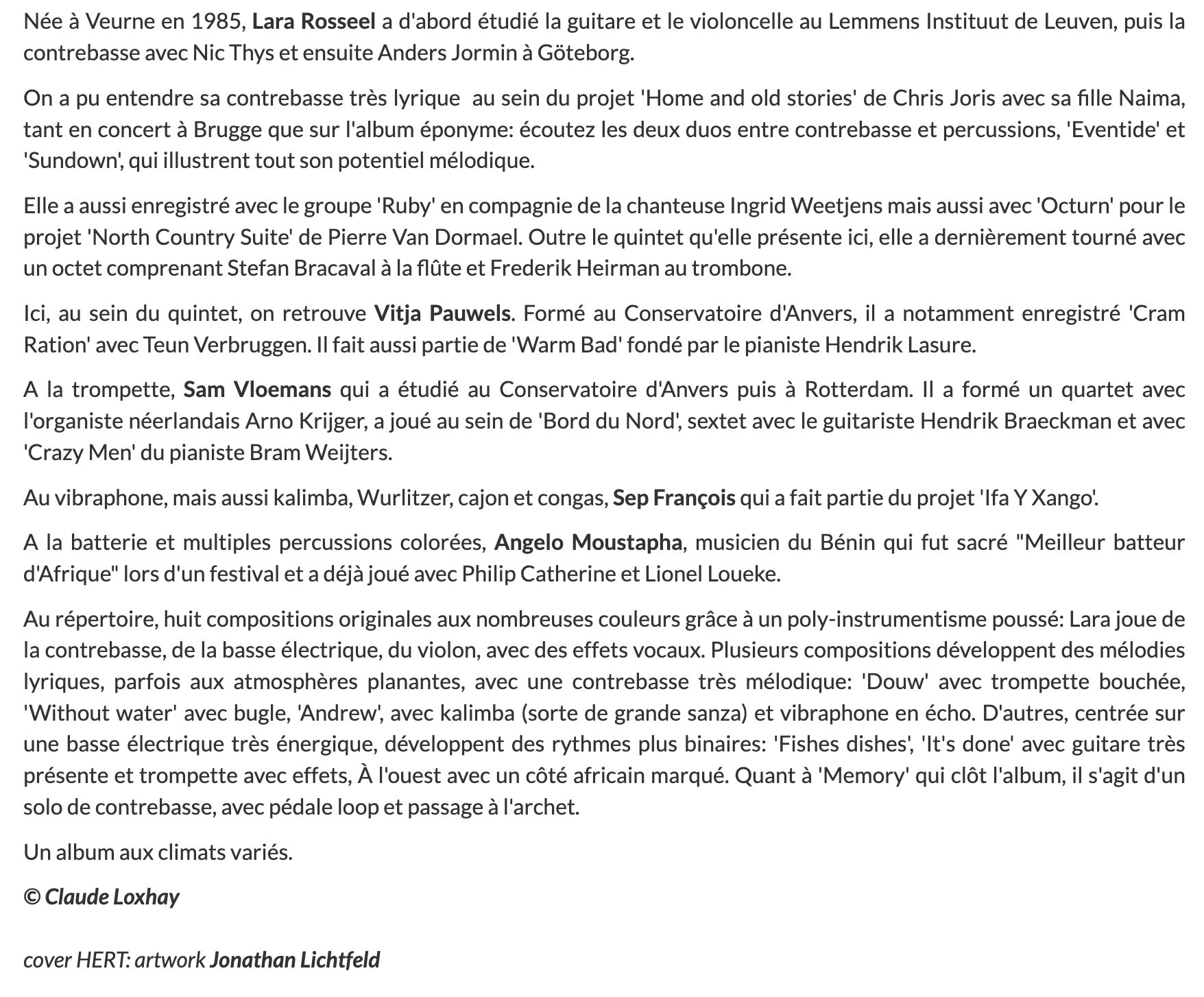 lara rosseel hert dansende beren