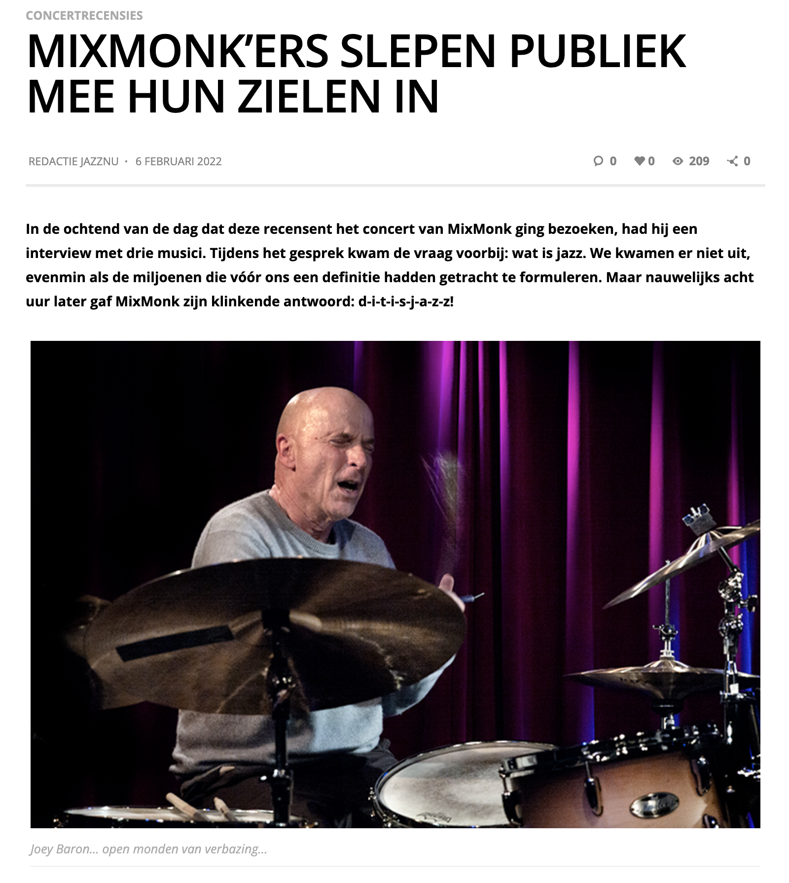 MiXMONK Paradox JazzNu