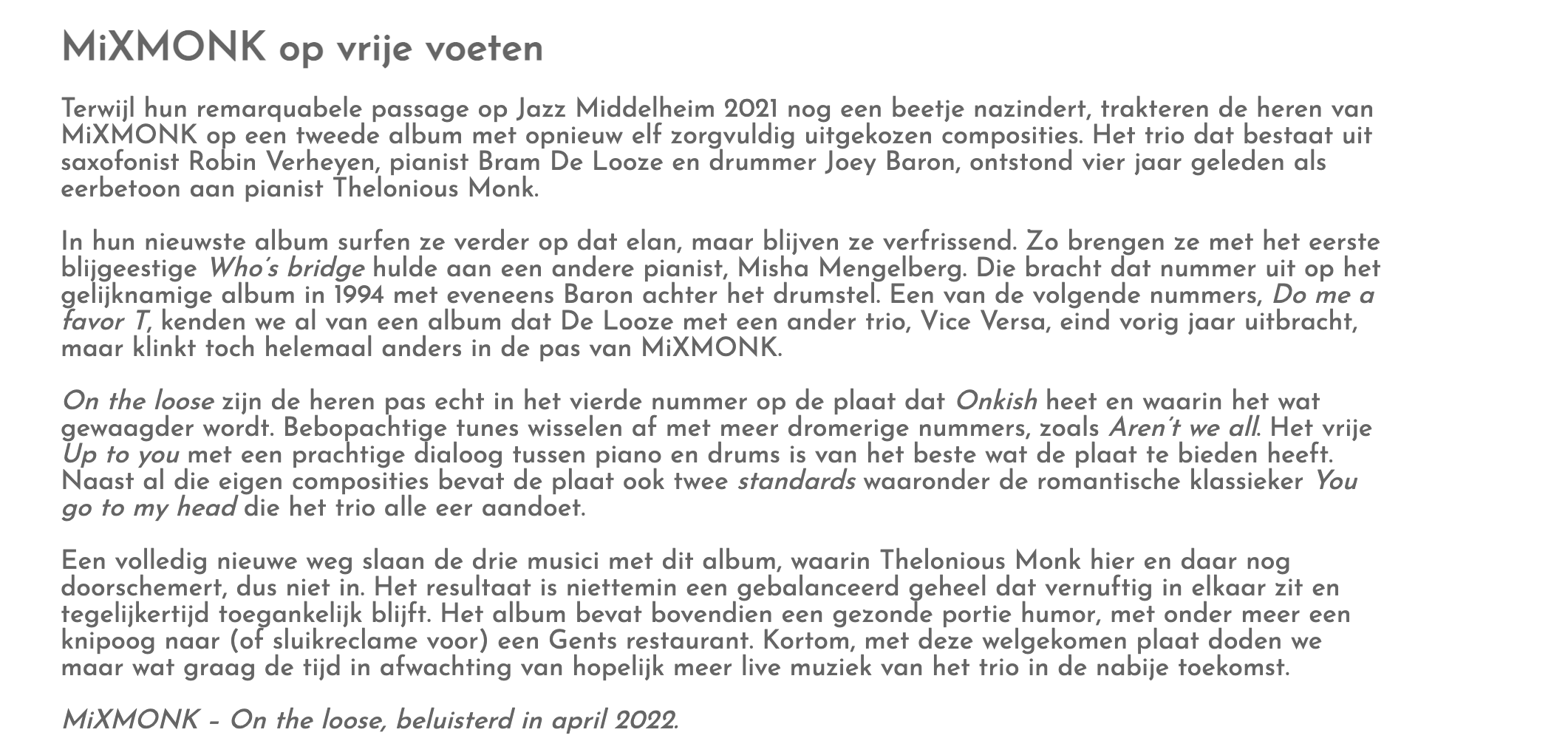 mixmonk on the loose sofie royer